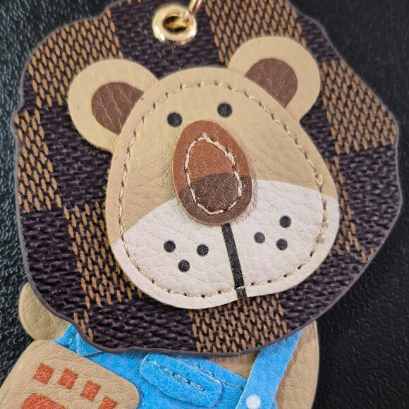 Handbags - Genuine Leather Lion Bag Charm Pendant Handmade Bag Accessories Bag Hanging Gift